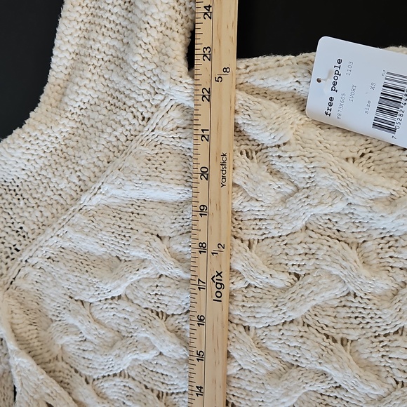 Free People Ivory Sweater NWT, Size XS - Picture 12 of 15